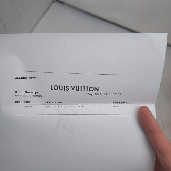 LOUIS VUITTON Black LV Monogram Bom Dia Flat Slide Sandal - Picture 3 of 14